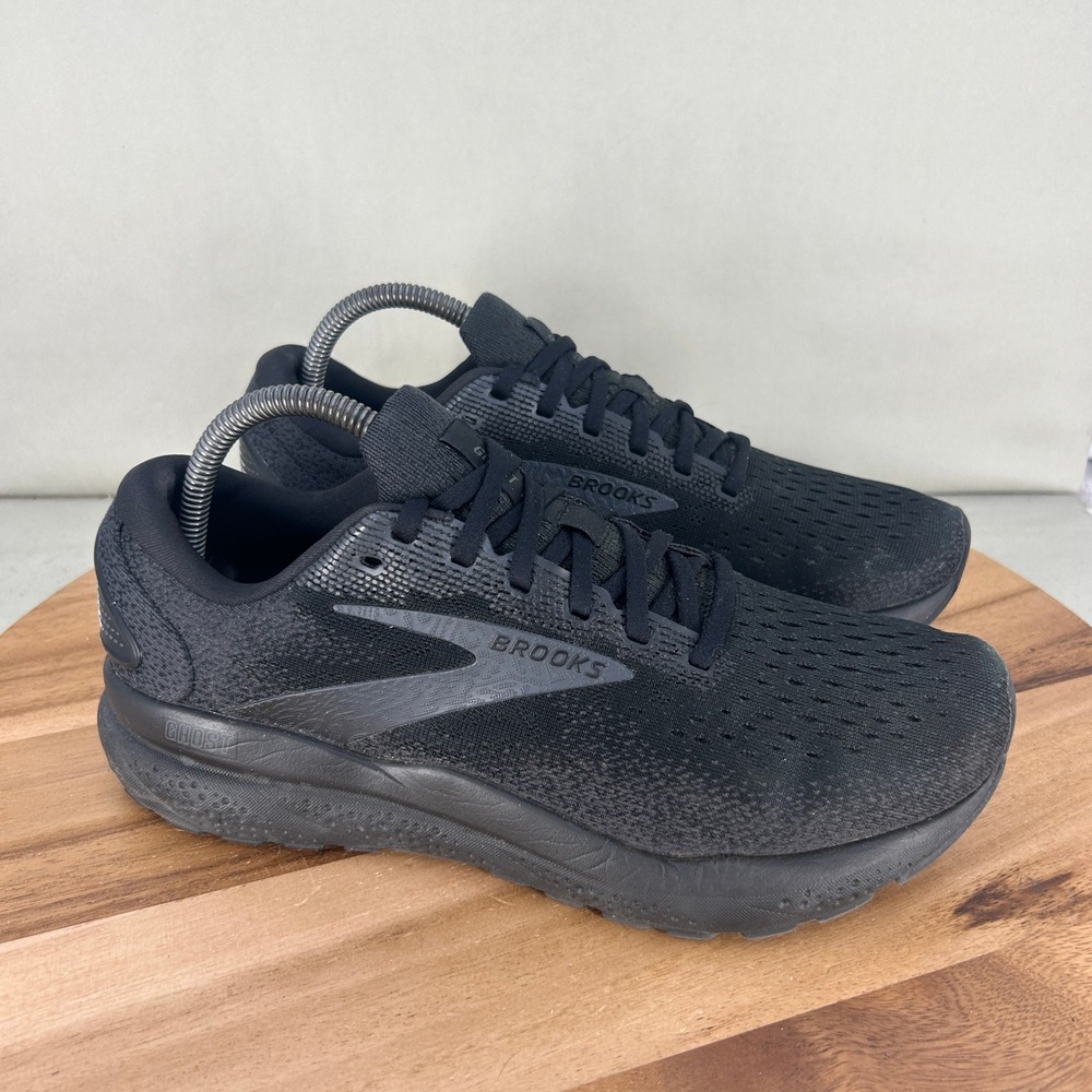 Brooks Ghost 16 Womens Running Shoes Black Black 1204071B020 Size 10 Medium B